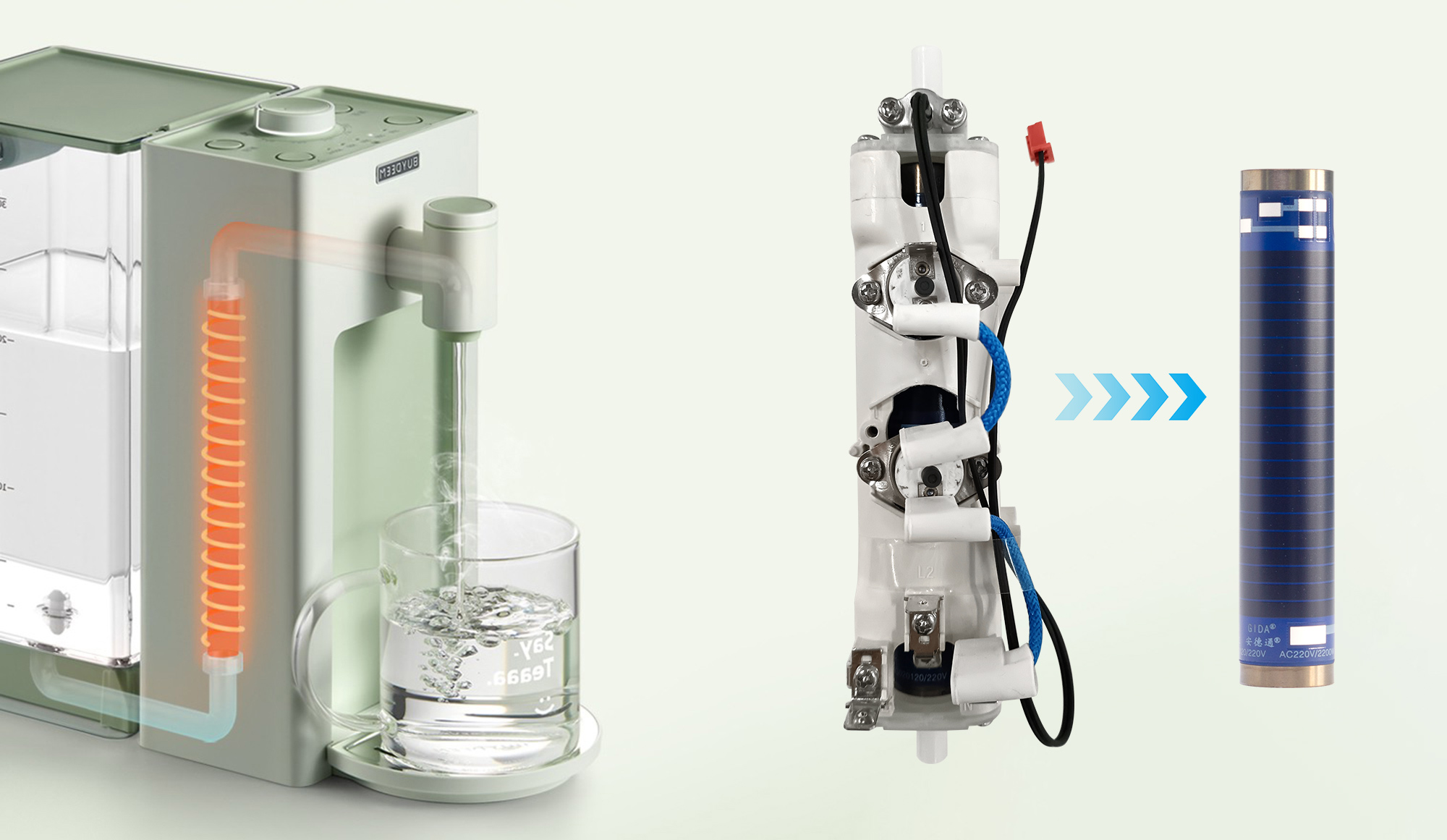 GIDA厚膜加熱：即熱飲水機市場的技術(shù)基石